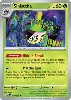 Sinistcha #6, Reverse Holo