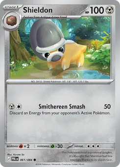 Shieldon #61, Reverse Holo