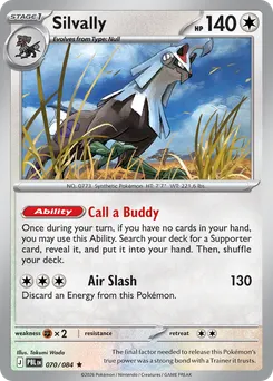 Silvally #70, Reverse Holo