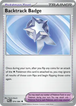 Backtrack Badge #74, Reverse Holo