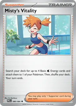 Misty's Vitality #80, Reverse Holo
