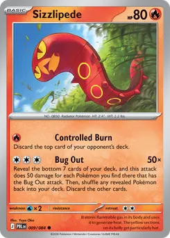 Sizzlipede #9, Reverse Holo