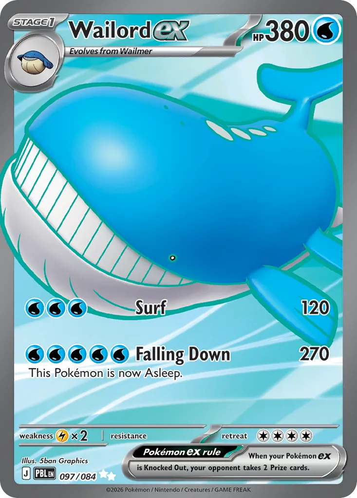 Wailord ex #97, Pitch Black