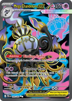 Mega Chandelure ex #99, Standard
