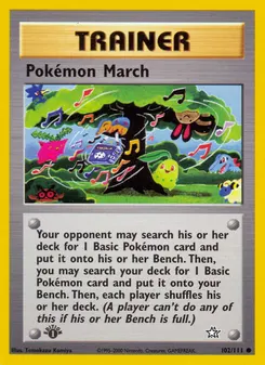 Pokémon March #102, 1st Edition