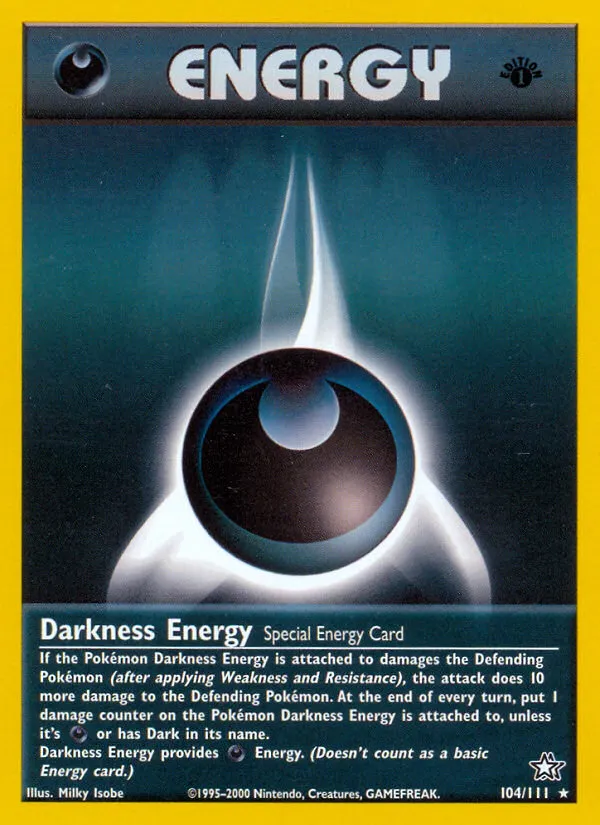 Darkness Energy #104, Neo Genesis 1st Edition