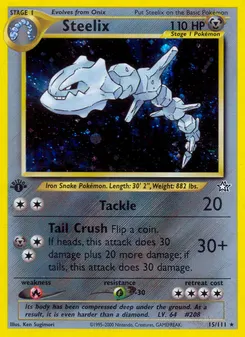 Steelix #15, 1st Edition