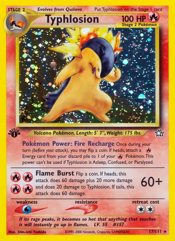 Typhlosion #17, Neo Genesis