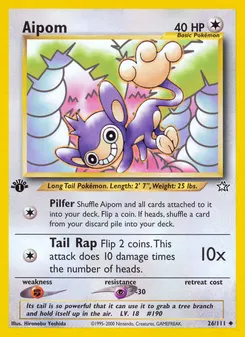 Aipom #26, 1st Edition