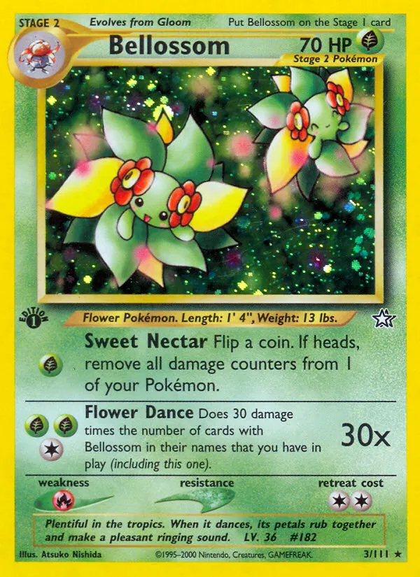 Bellossom #3, Neo Genesis 1st Edition