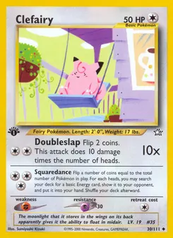 Clefairy #30, 1st Edition