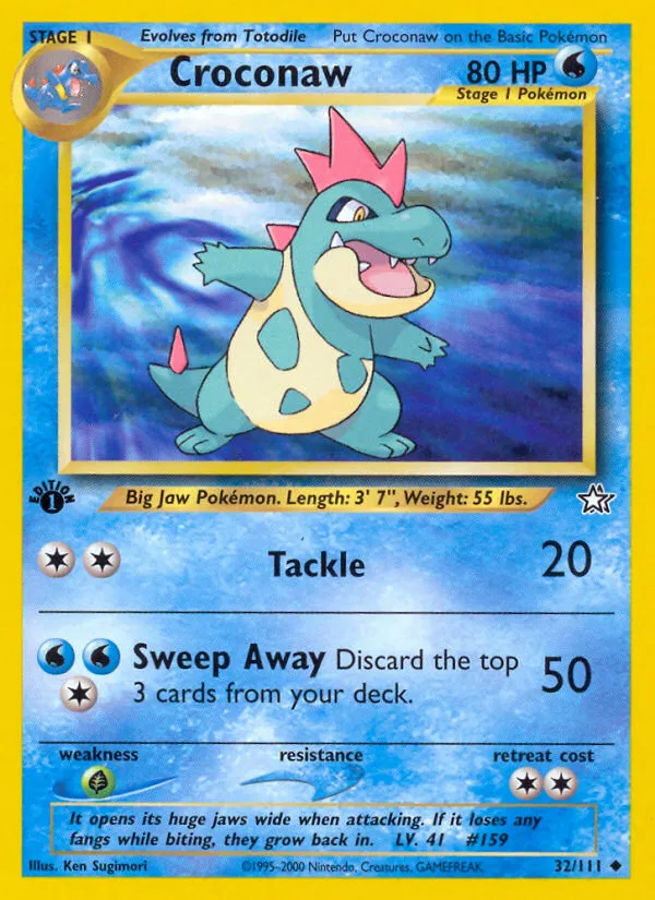 Croconaw #32, Neo Genesis
