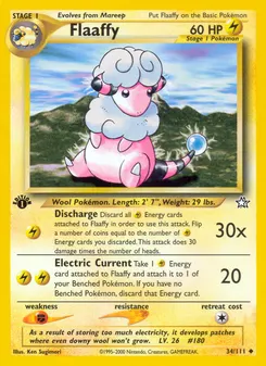 Flaaffy #34, 1st Edition