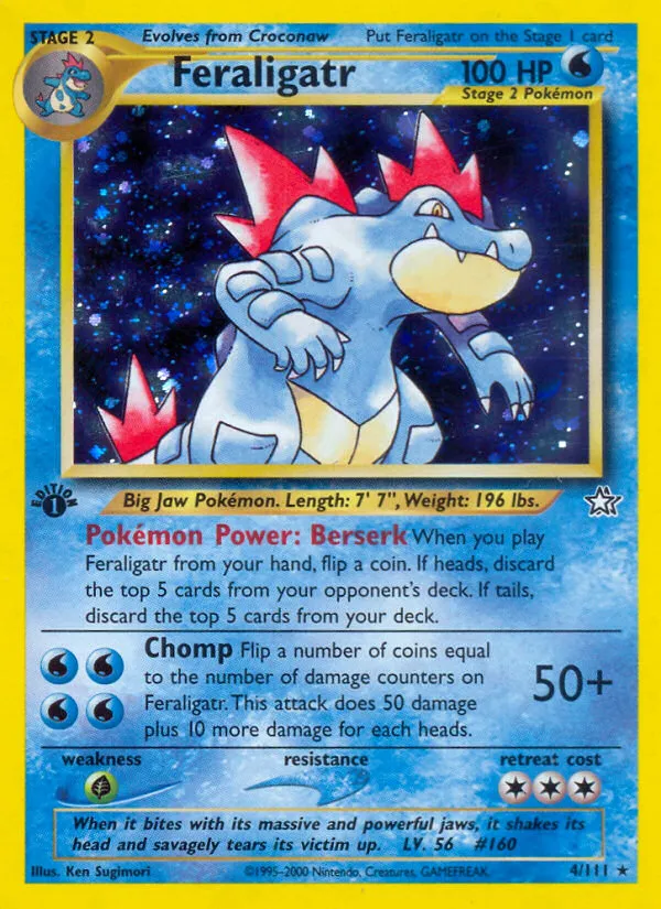 Feraligatr #4, Neo Genesis