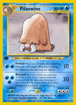 Piloswine #44, Standard