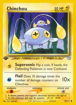 Chinchou #55, 1st Edition
