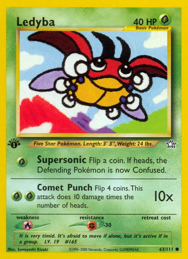 Ledyba #63, Neo Genesis 1st Edition