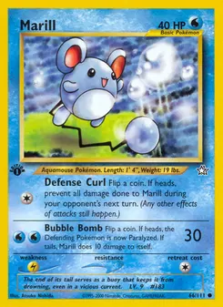 Marill #66, 1st Edition