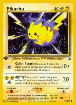 Pikachu #70, 1st Edition