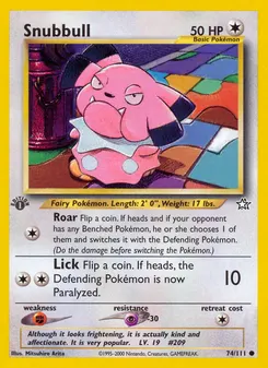 Snubbull #74, 1st Edition