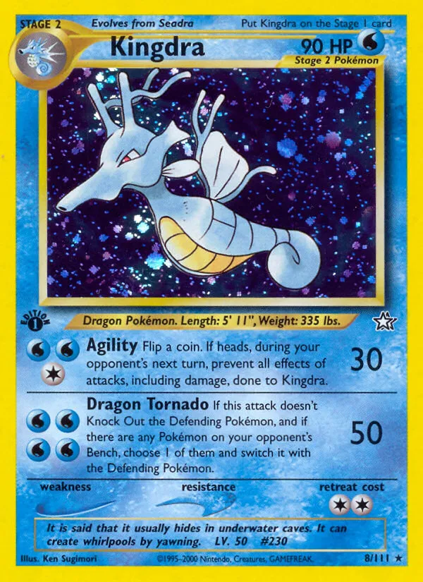 Kingdra #8, Neo Genesis 1st Edition