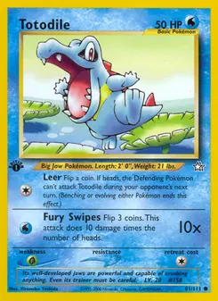 Totodile #81, 1st Edition