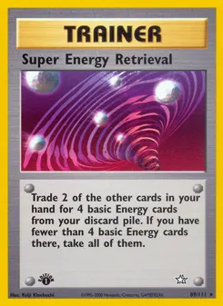 Super Energy Retrieval #89, 1st Edition