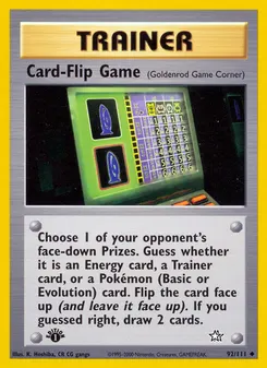 Card-Flip Game #92, 1st Edition