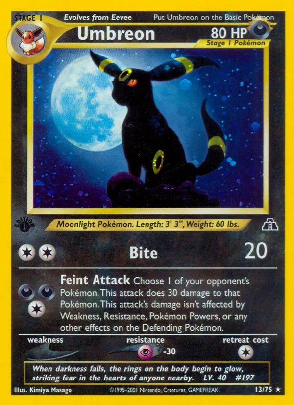 Umbreon #13, Neo Discovery