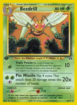 Beedrill #18, 1st Edition