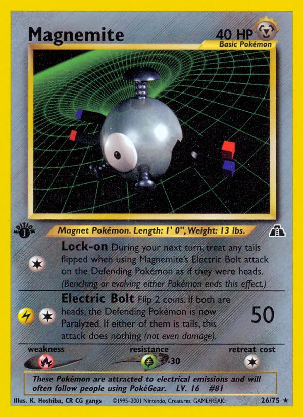 Magnemite #26, Neo Discovery