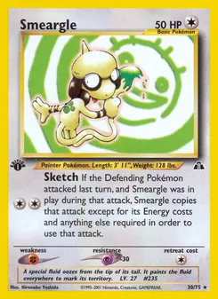 Smeargle #30, 1st Edition