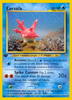 Corsola #37, 1st Edition