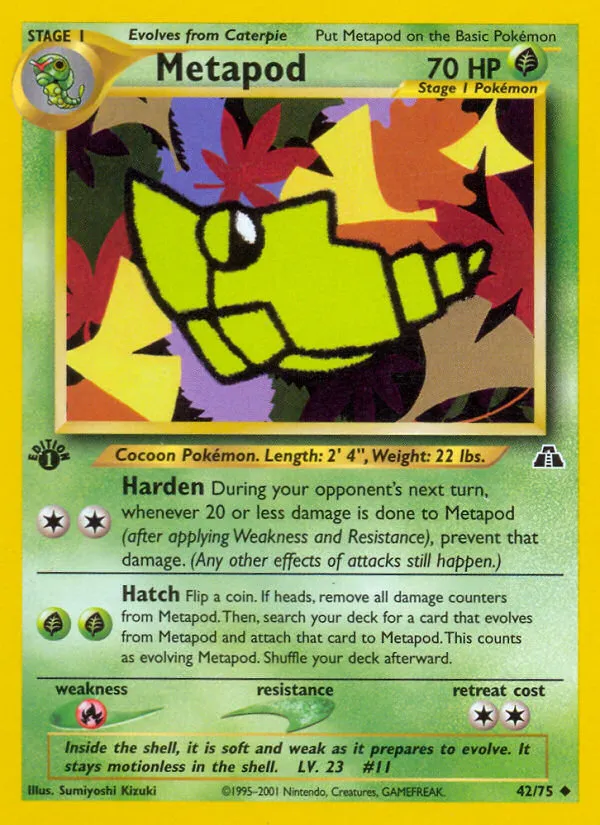 Metapod #42, Neo Discovery