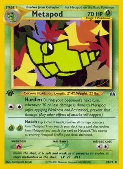 Metapod #42, 1st Edition