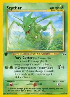 Scyther #46, 1st Edition