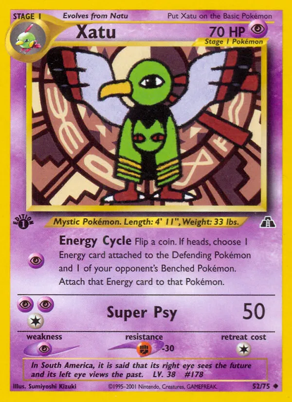 Xatu #52, Neo Discovery 1st Edition