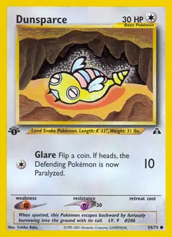 Dunsparce #54, 1st Edition