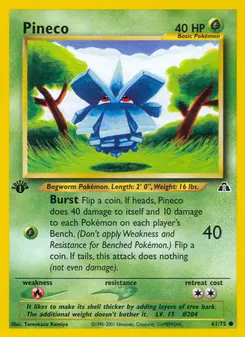 Pineco #61, 1st Edition