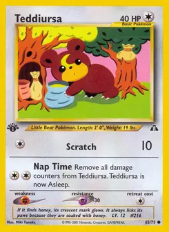 Teddiursa #65, 1st Edition
