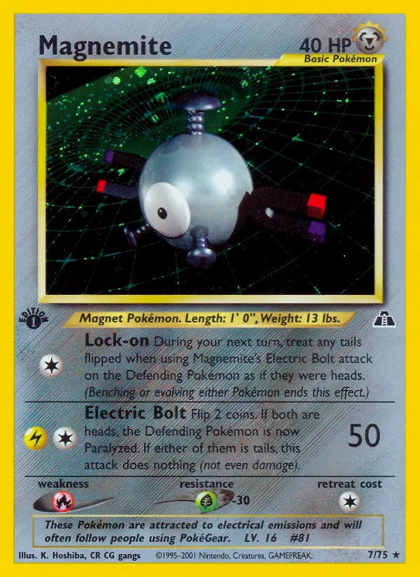 Magnemite #7, Neo Discovery