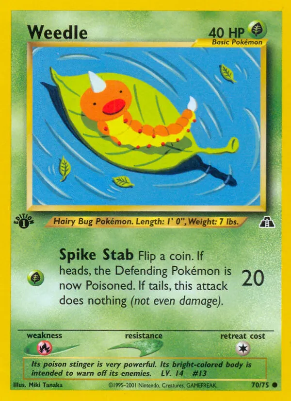 Weedle #70, Neo Discovery