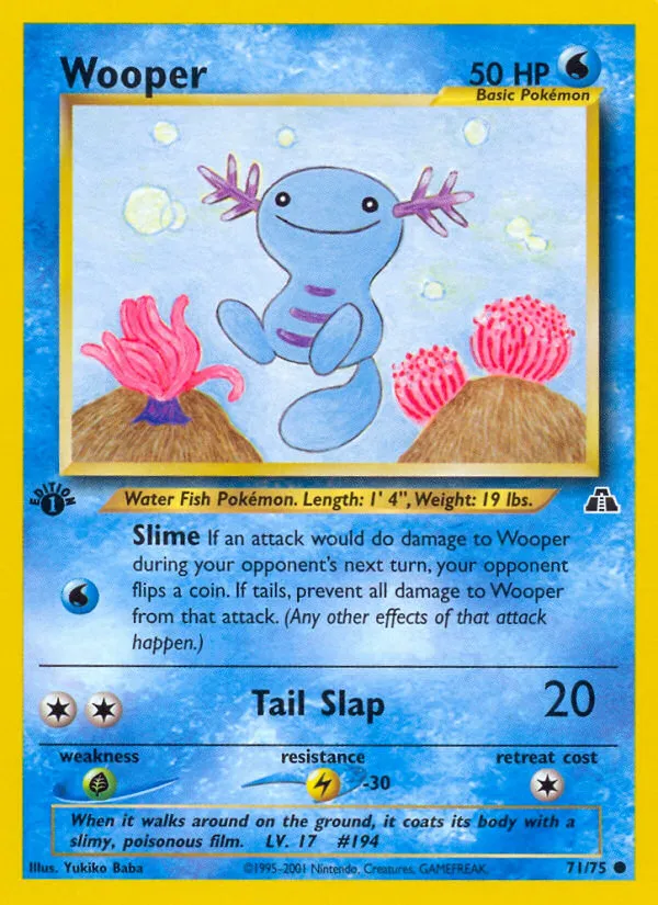 Wooper #71, Neo Discovery