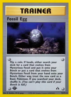 Fossil Egg #72, 1st Edition