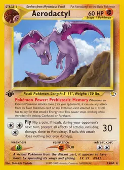 Aerodactyl #15, 1st Edition