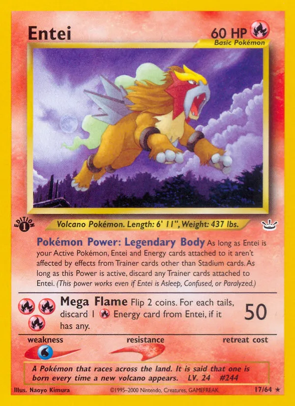 Entei #17, Neo Revelation 1st Edition