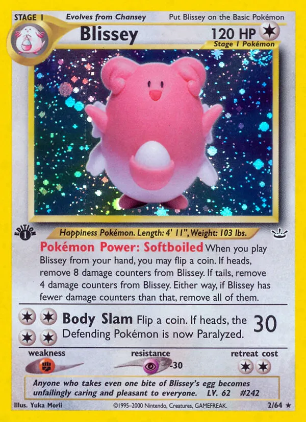 Blissey #2, Neo Revelation 1st Edition