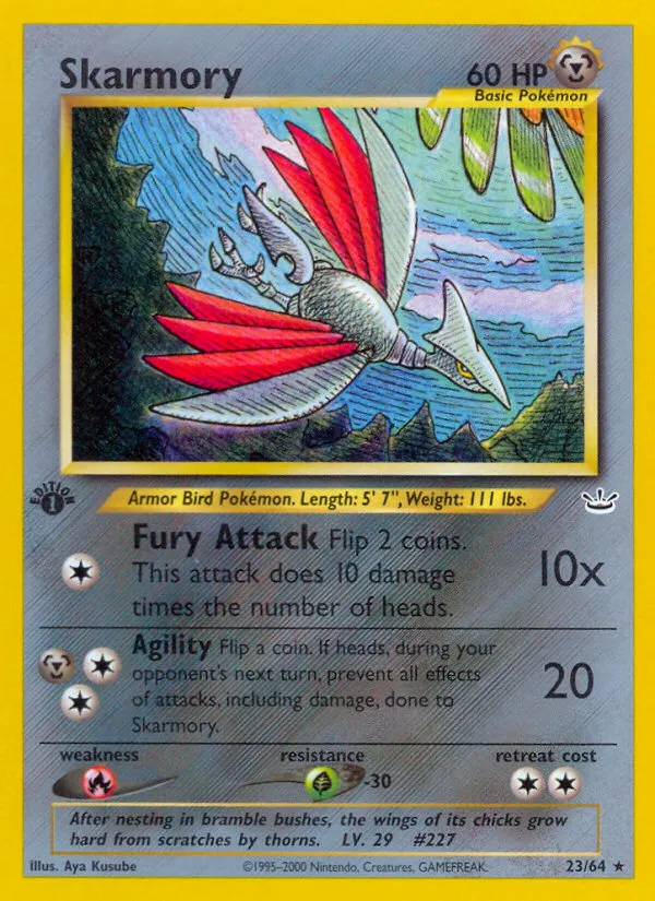 Skarmory #23, Neo Revelation 1st Edition