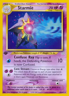 Starmie #25, 1st Edition