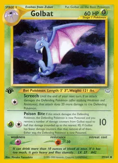 Golbat #29, 1st Edition